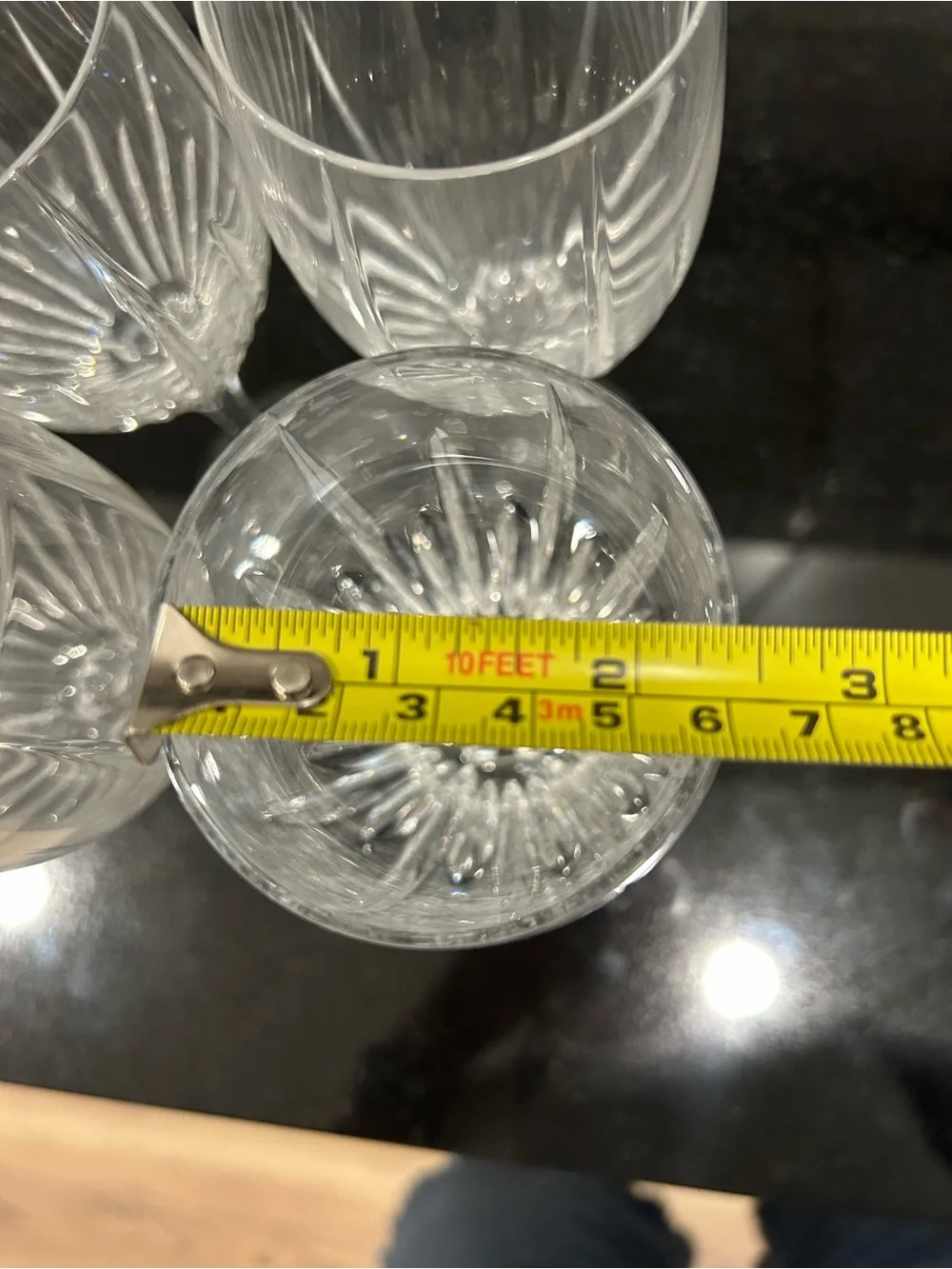 Clear Crystal Wine Glass - Elegant Stemware